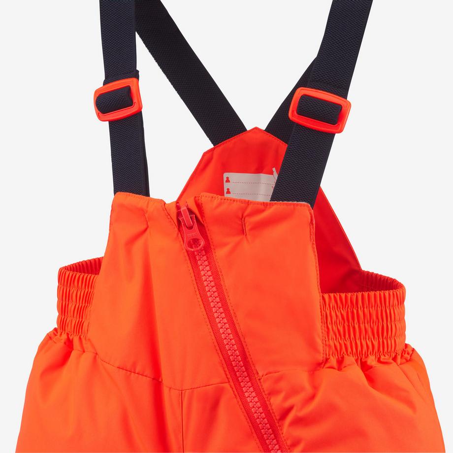 WEDZE  Skihose Kinder mit Hosenträgern Polyester 