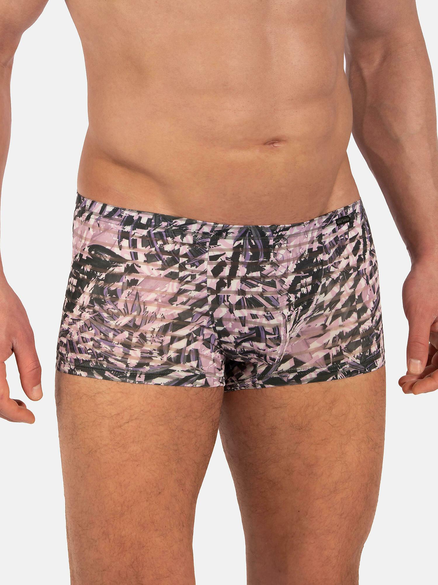 Image of Shorty Red2333 Herren Violett Bedruckt S