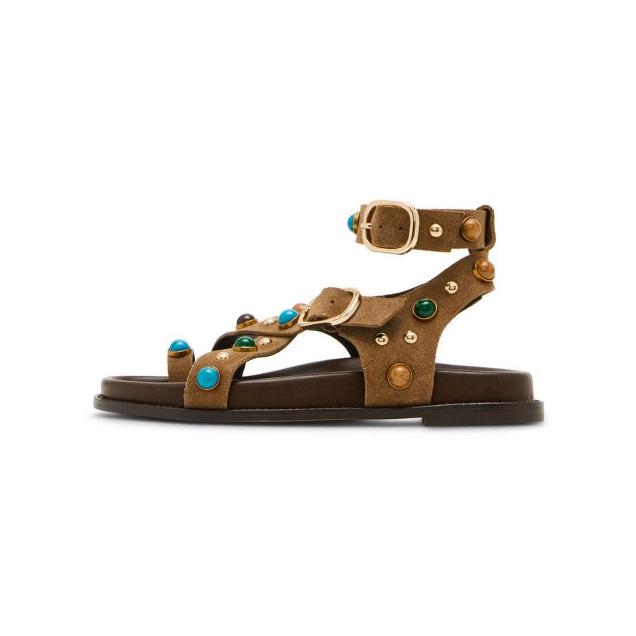 STEVE MADDEN Sandales gladiateur ornées de pierres précieuses  