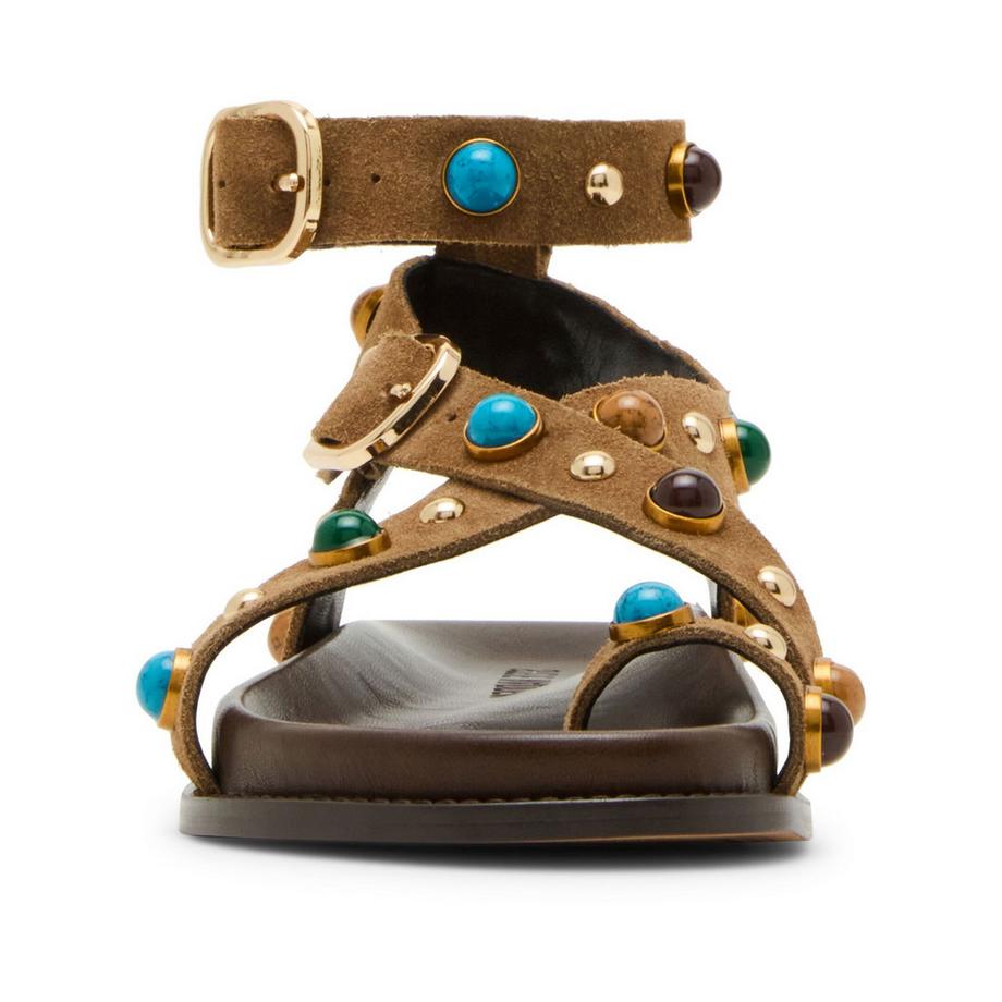 STEVE MADDEN Sandales gladiateur ornées de pierres précieuses  
