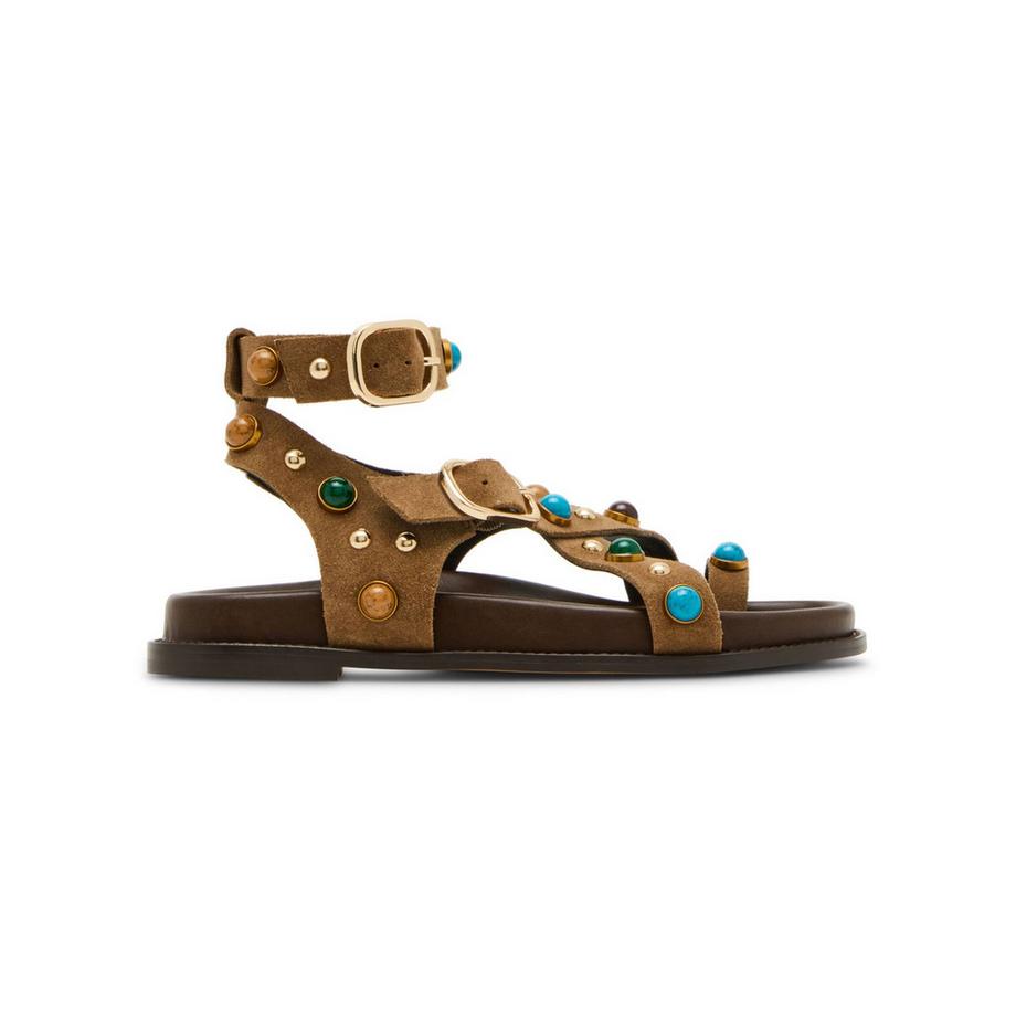 STEVE MADDEN Sandales gladiateur ornées de pierres précieuses  