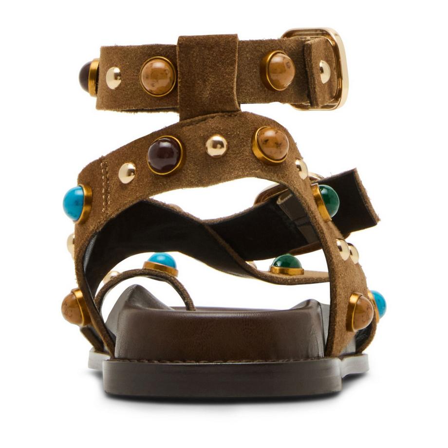 STEVE MADDEN Sandales gladiateur ornées de pierres précieuses  