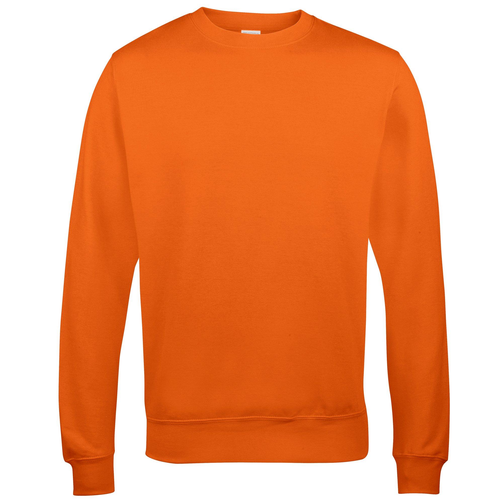 Image of Just Hoods Sweatshirt Mit Rundhalsausschnitt Damen Orange L
