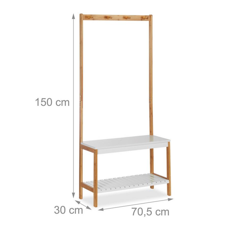 Northix Kleiderständer mit Ablage  