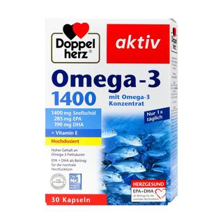 Doppelherz  Doppelherz Omega-3 Seefischöl 1400 mg 