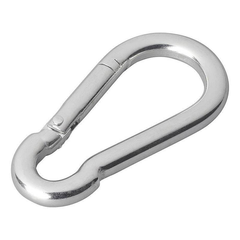 Pricenet  Karabinerhaken Metall 8x80mm 2 Stück im Blister 