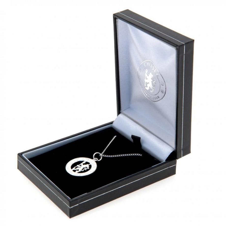 Chelsea FC  Verniciato D´argento Collana E Ciondolo 