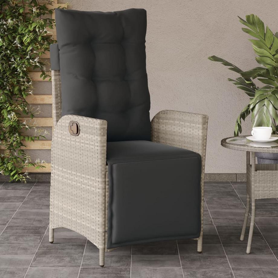 VidaXL Gartensessel verstellbar poly-rattan  