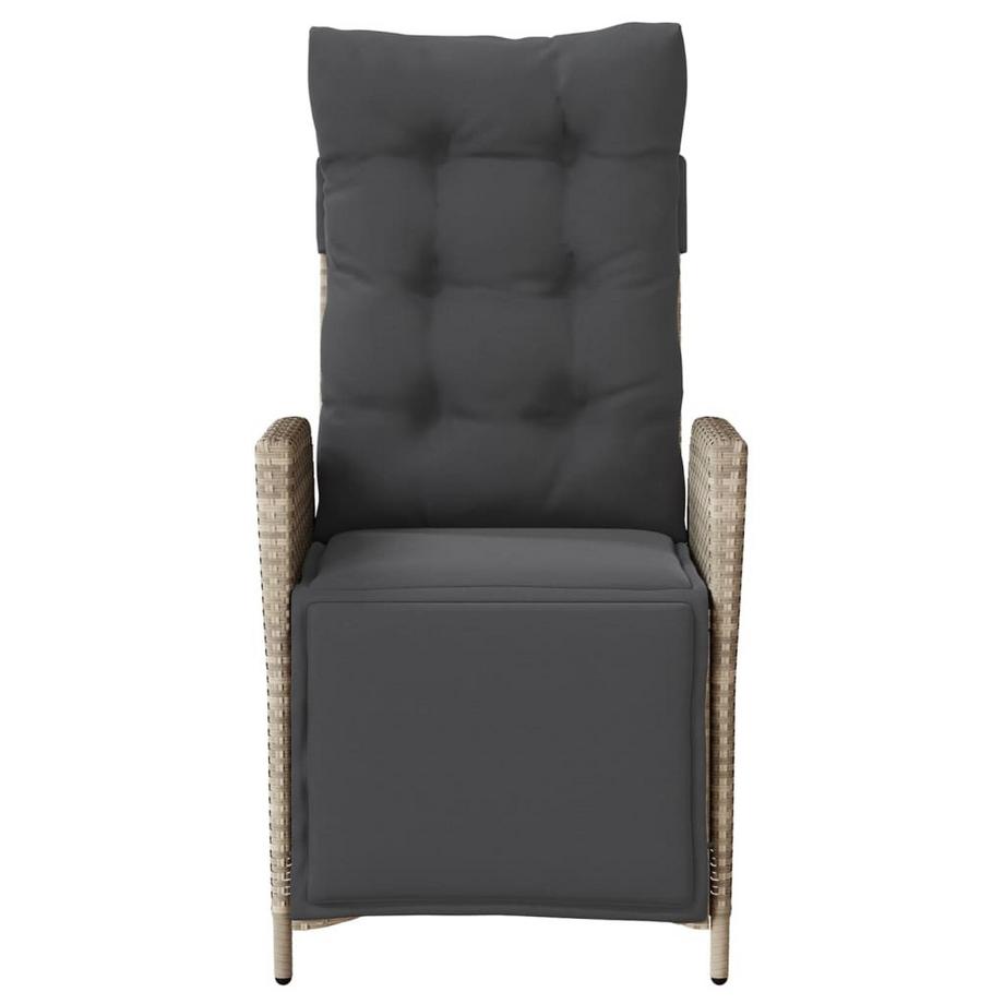 VidaXL Gartensessel verstellbar poly-rattan  