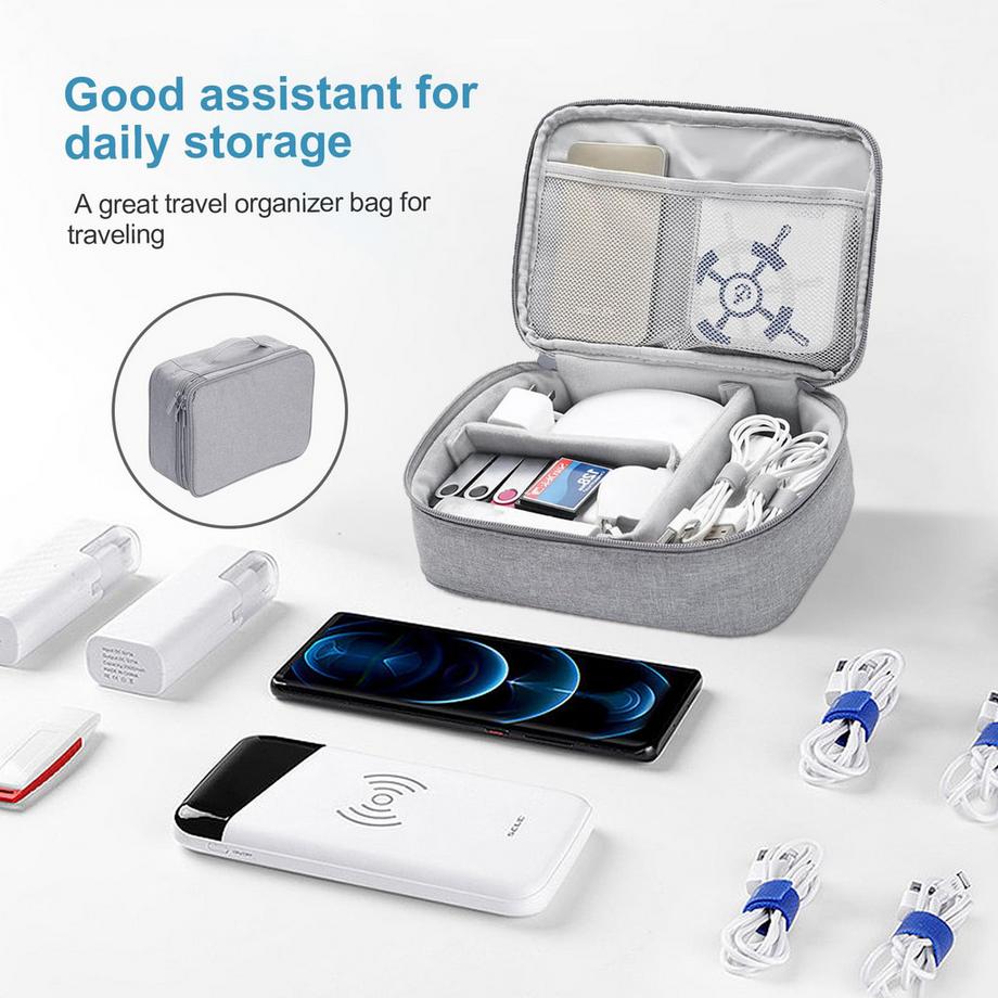 Only-bags.store  Sacoche électronique, sac de rangement portable pour câbles électroniques 
