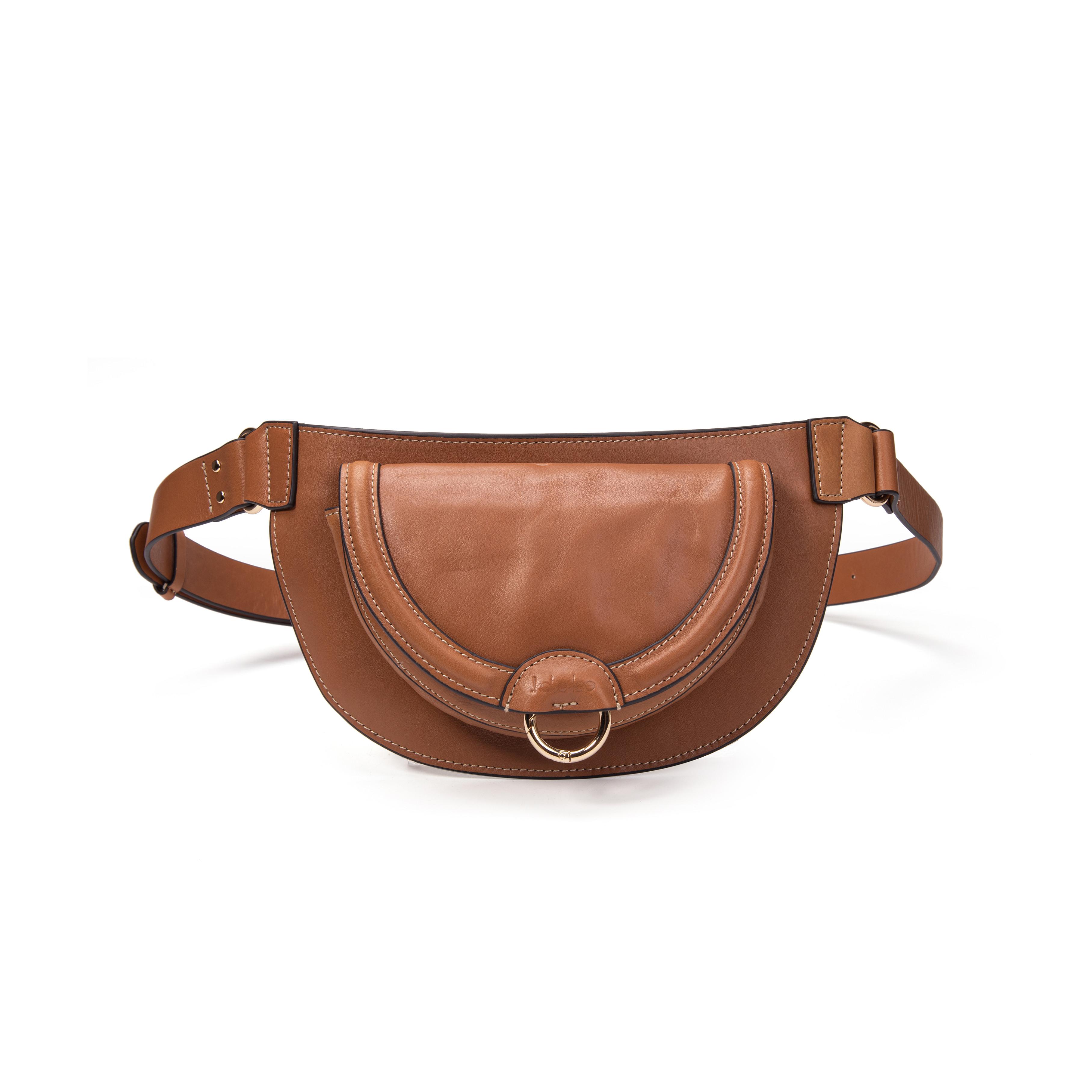 Image of Leder-gürteltasche Ully Honig Damen Honig ONE SIZE