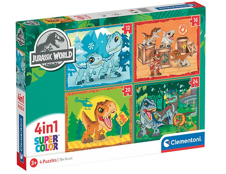 Clementoni  Puzzle Jurassic World 4in1 (12,16,20,24) 