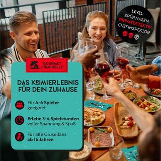 Gourmet Criminelle  Korkenknall mit Todesfall - Krimidinner 