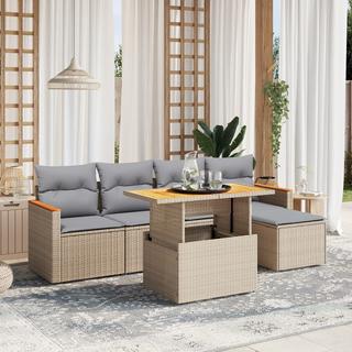 VidaXL Garten sofagarnitur poly-rattan  