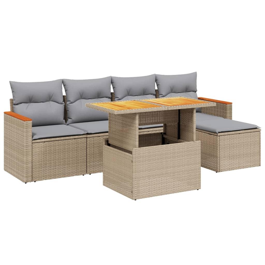 VidaXL Garten sofagarnitur poly-rattan  