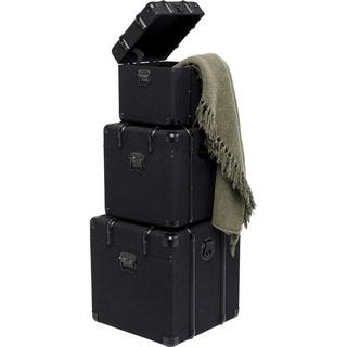 KARE Design Baule Voyage nero (set di 3)  