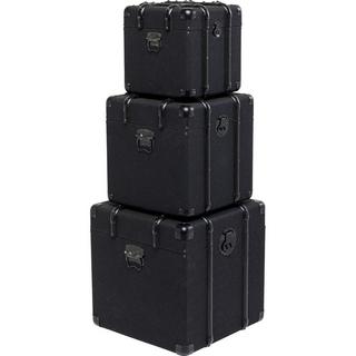 KARE Design Baule Voyage nero (set di 3)  