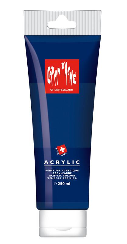 Caran d'Ache Caran d-Ache Acrylic pittura 250 ml Blu Tubo  