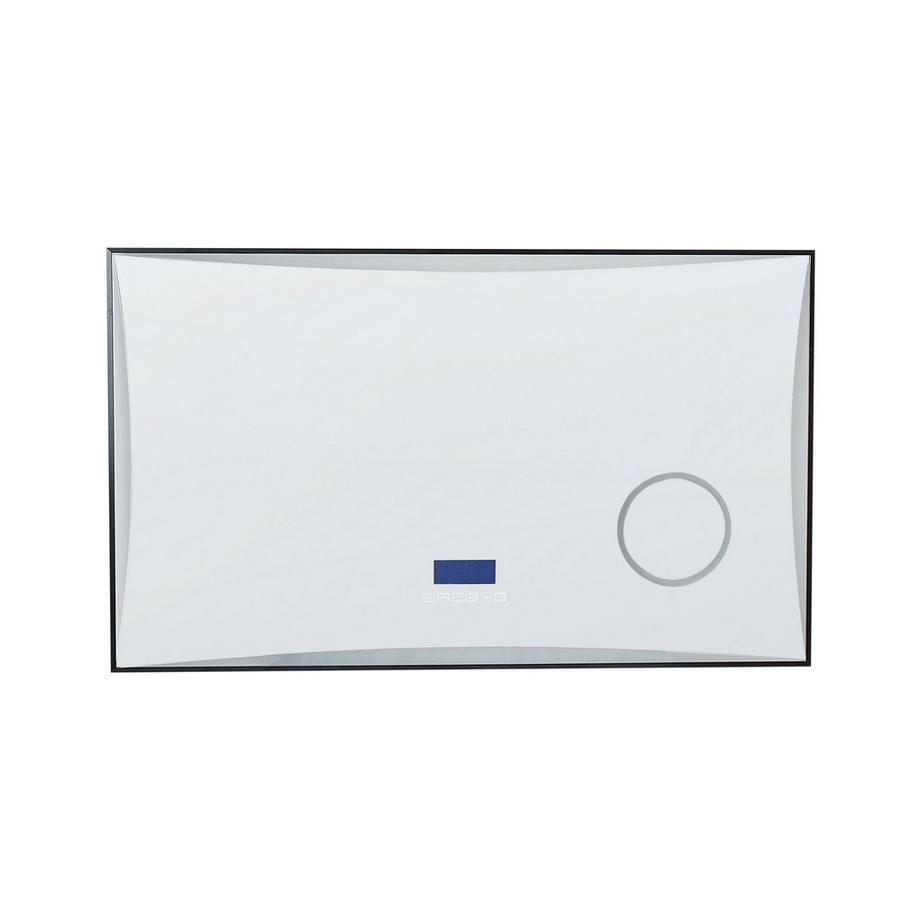 Beliani LED-Badezimmer-Spiegel aus Kunststoff Industriell ONLAY  