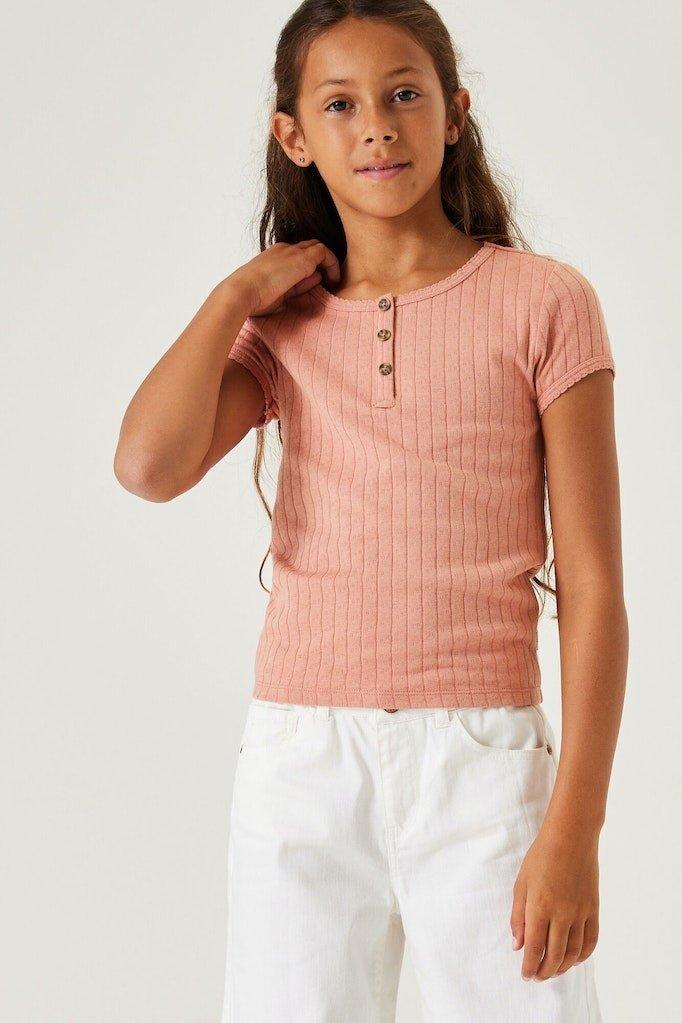 GARCIA  Mädchen T-Shirt Rosa 
