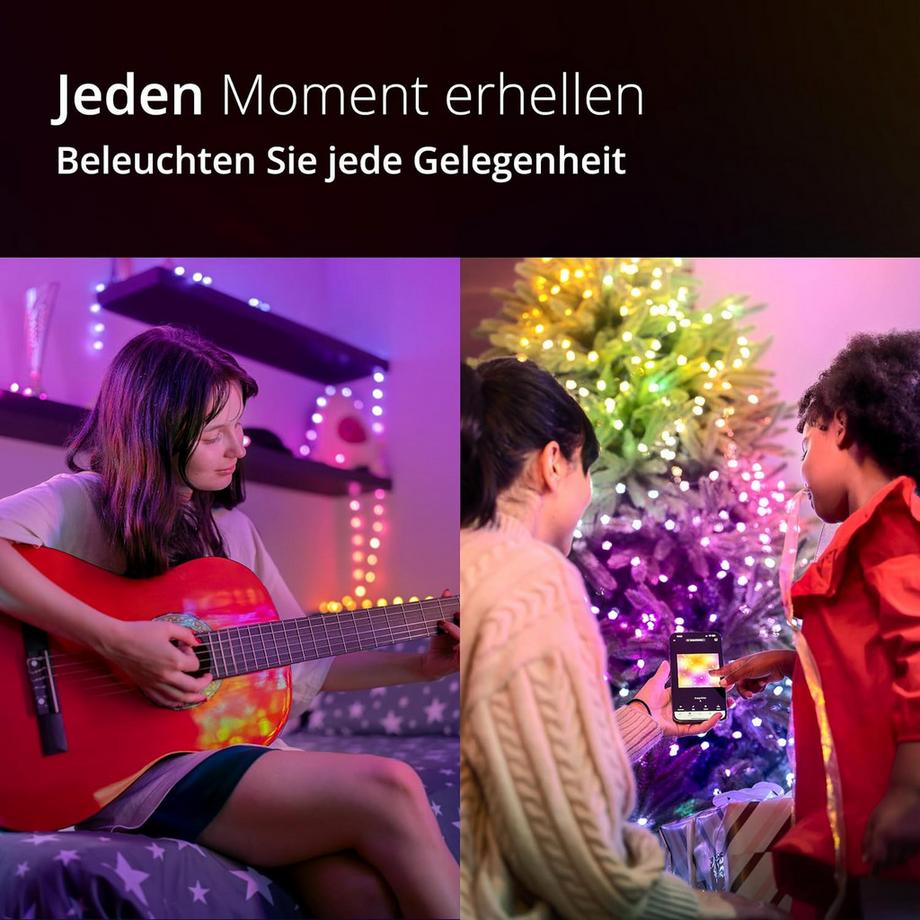 twinkly CANDIES mit 200 sternförmigen RGB LEDs  