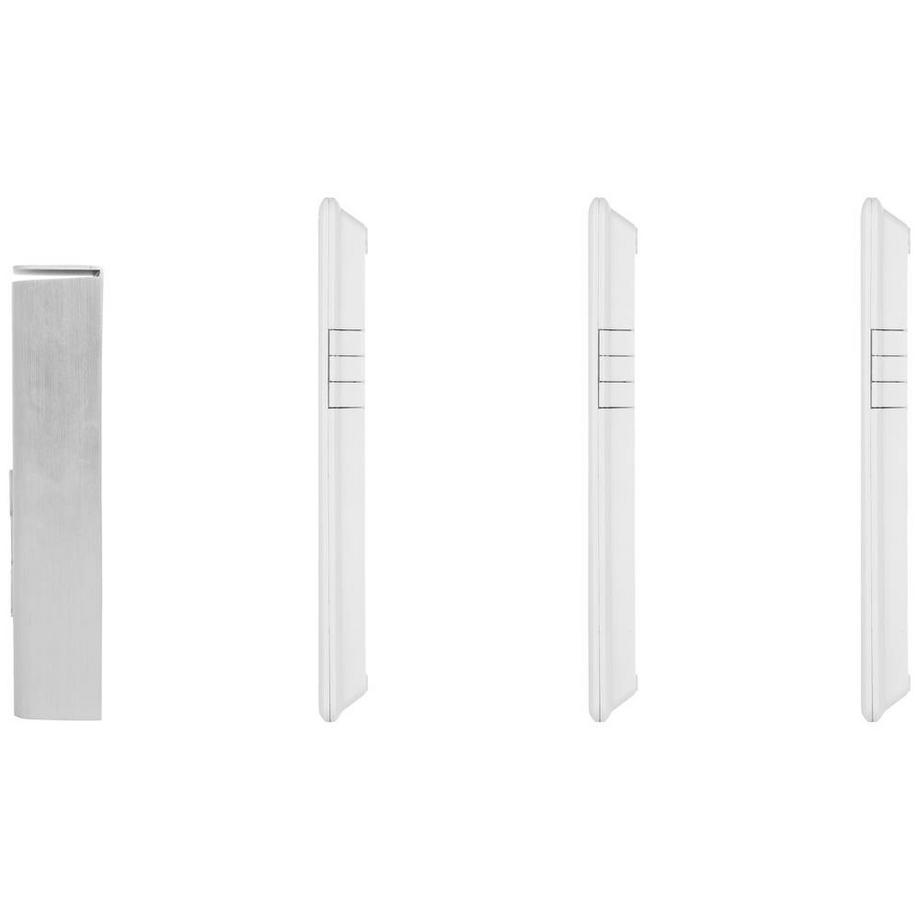 Smartwares  Video-Türsprechanlage 2-Draht Komplett-Set 3 Familienhaus Weiß 