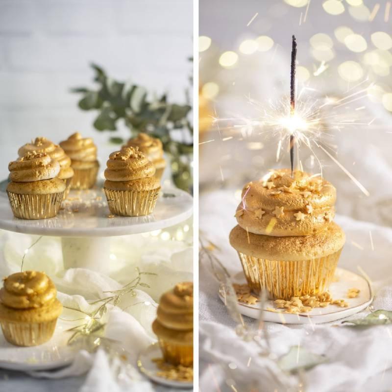 Decora  Cupcake Förmchen Gold, 60 Stück 