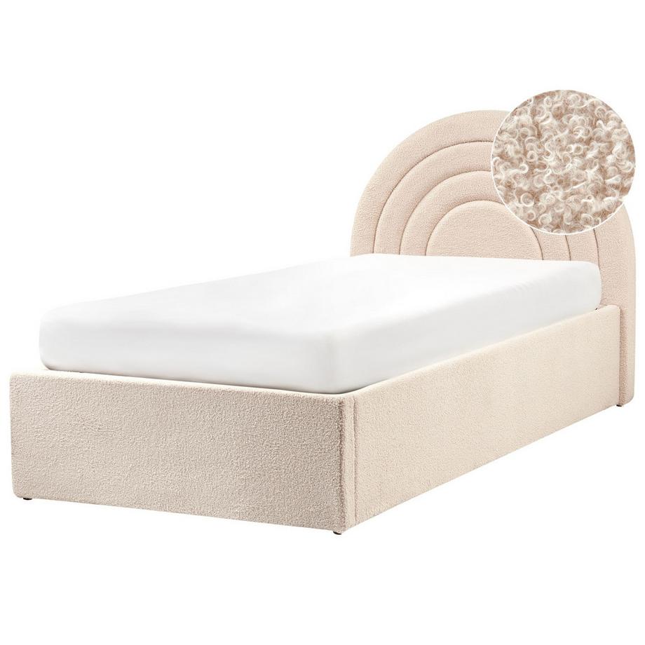 Kinderbett mit Stauraum aus Bouclé Minimalistisch ANET