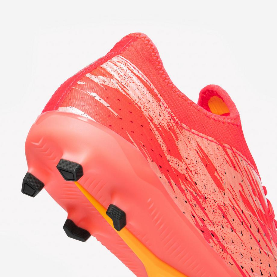 KIPSTA  Chaussures de football enfant a lacets clr fg Red Storm 