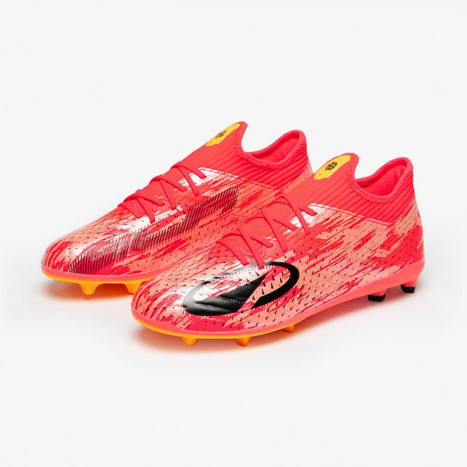 KIPSTA  Chaussures de football enfant a lacets clr fg Red Storm 