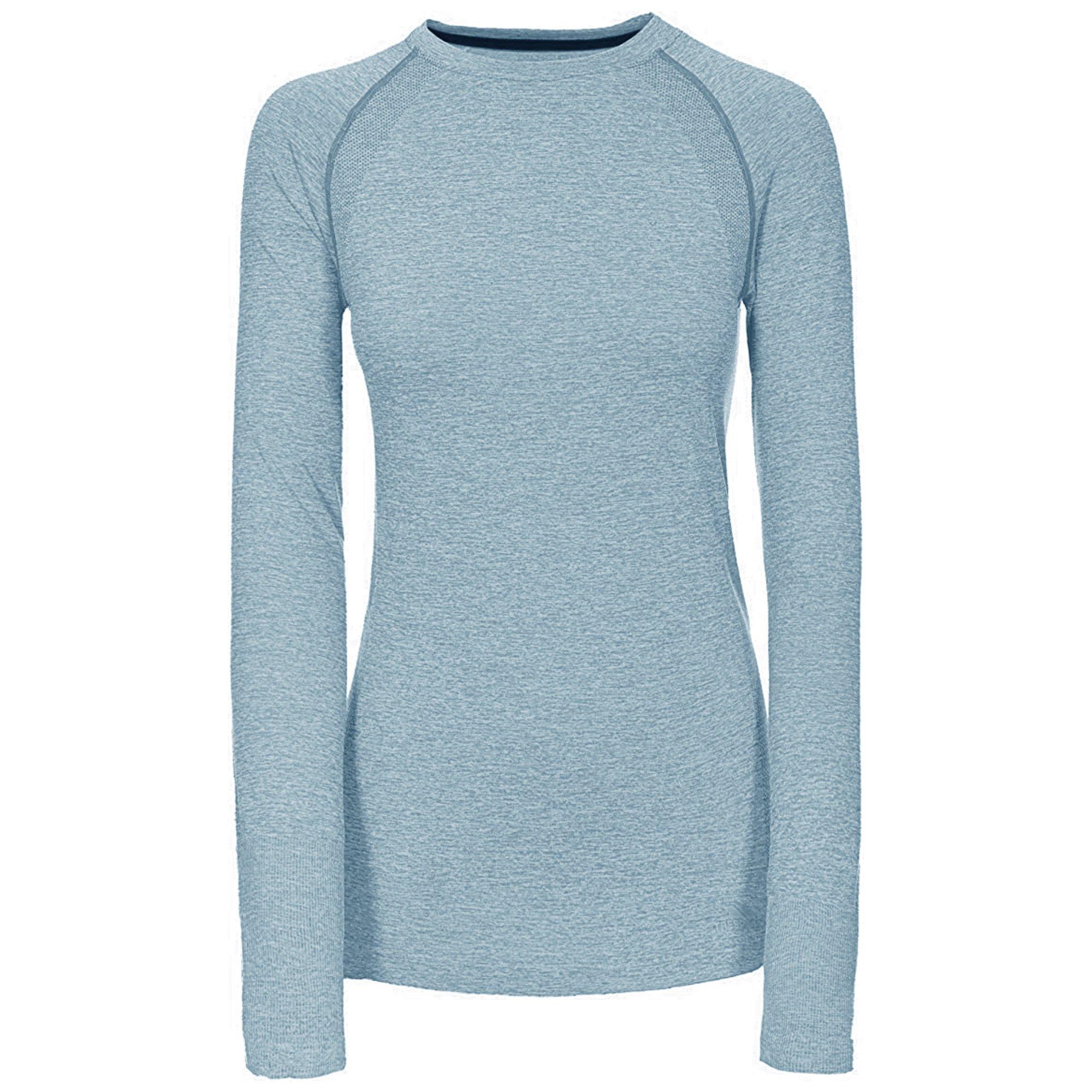 Image of Aktivlangarmtop Welina Damen Türkisblau 3XL