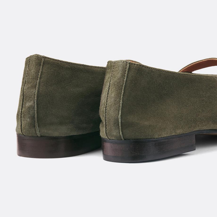 La Redoute Collections Ballerines en Cuir Suédé  