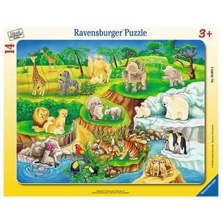 Ravensburger  Puzzle Zoobesuch (14Teile) 