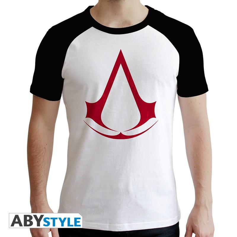 Image of T-shirt - Assassin's Creed - Crest Herren Schwarz M