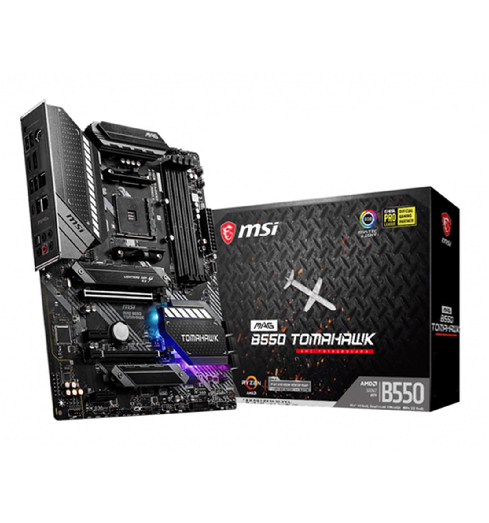 MSI  MAG B550 Tomahawk AMD B550 Socket AM4 ATX 