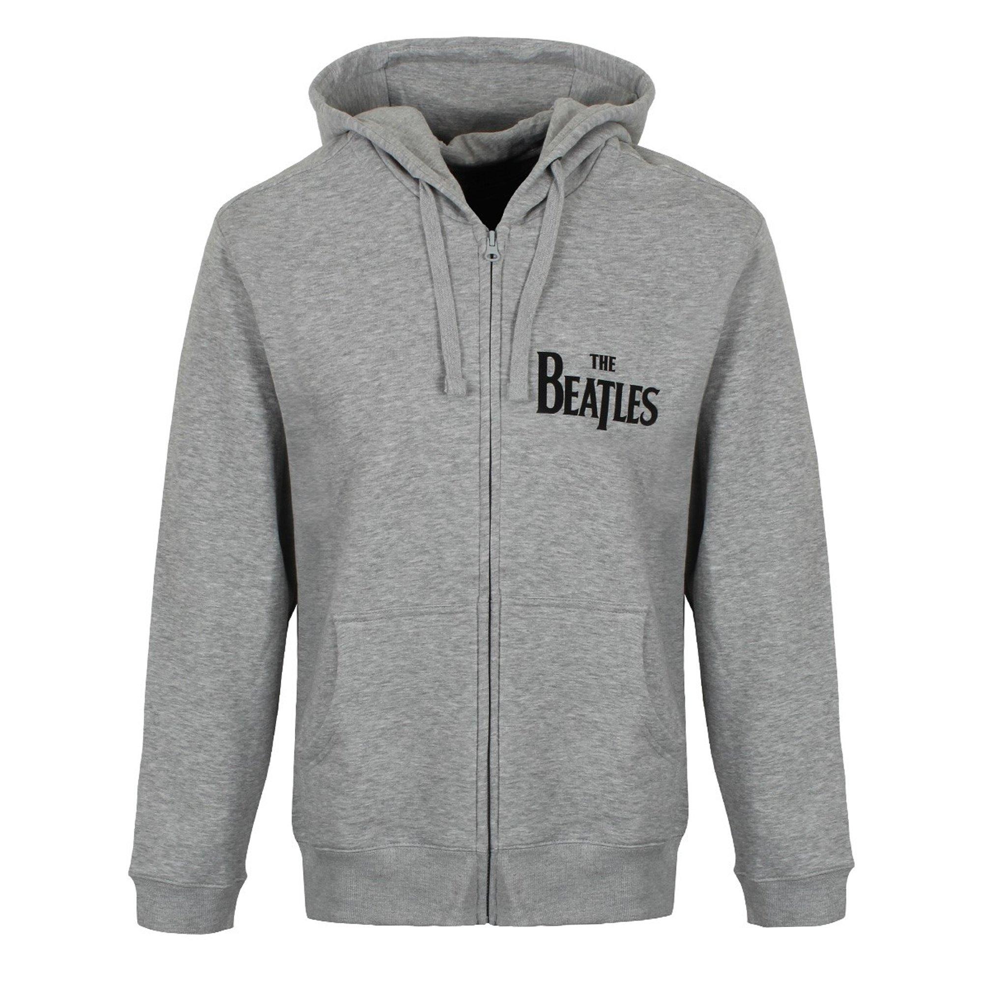 Image of Hoodie Mit Durchgehendem Reißverschluss Damen Grau L