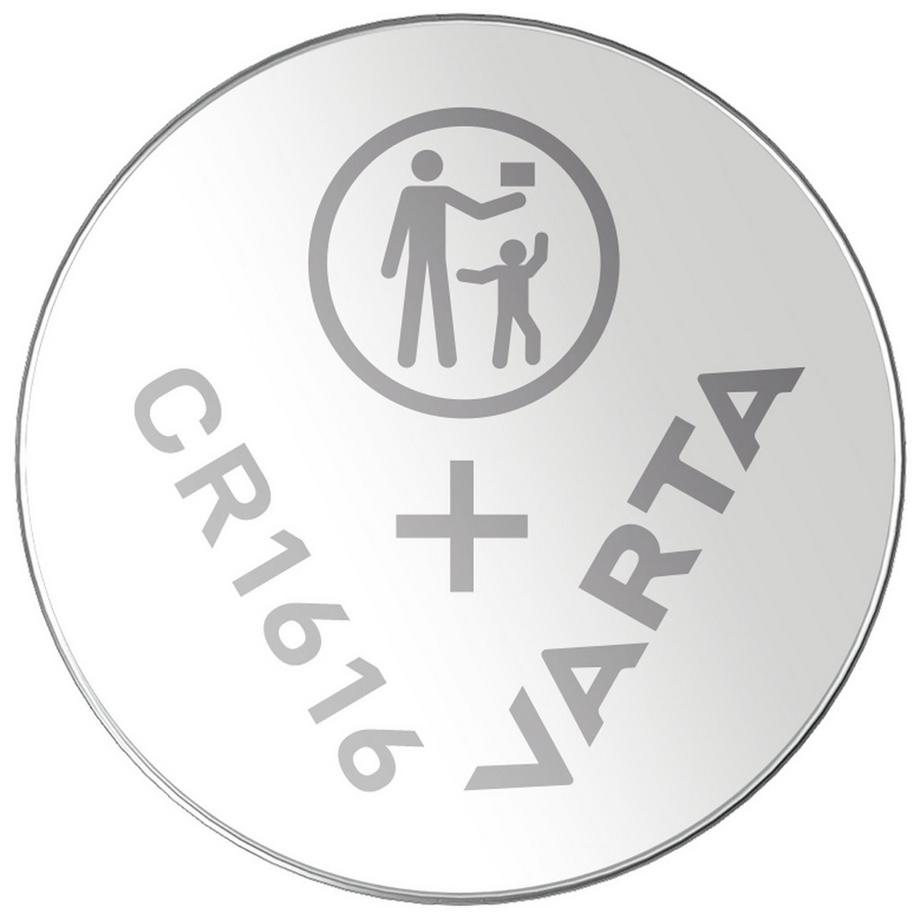 VARTA  Pile bouton au lithium CR1616 3 V, paquet de 2 