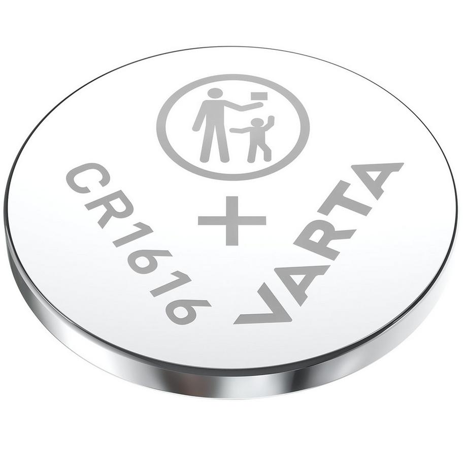 VARTA  Pile bouton au lithium CR1616 3 V, paquet de 2 