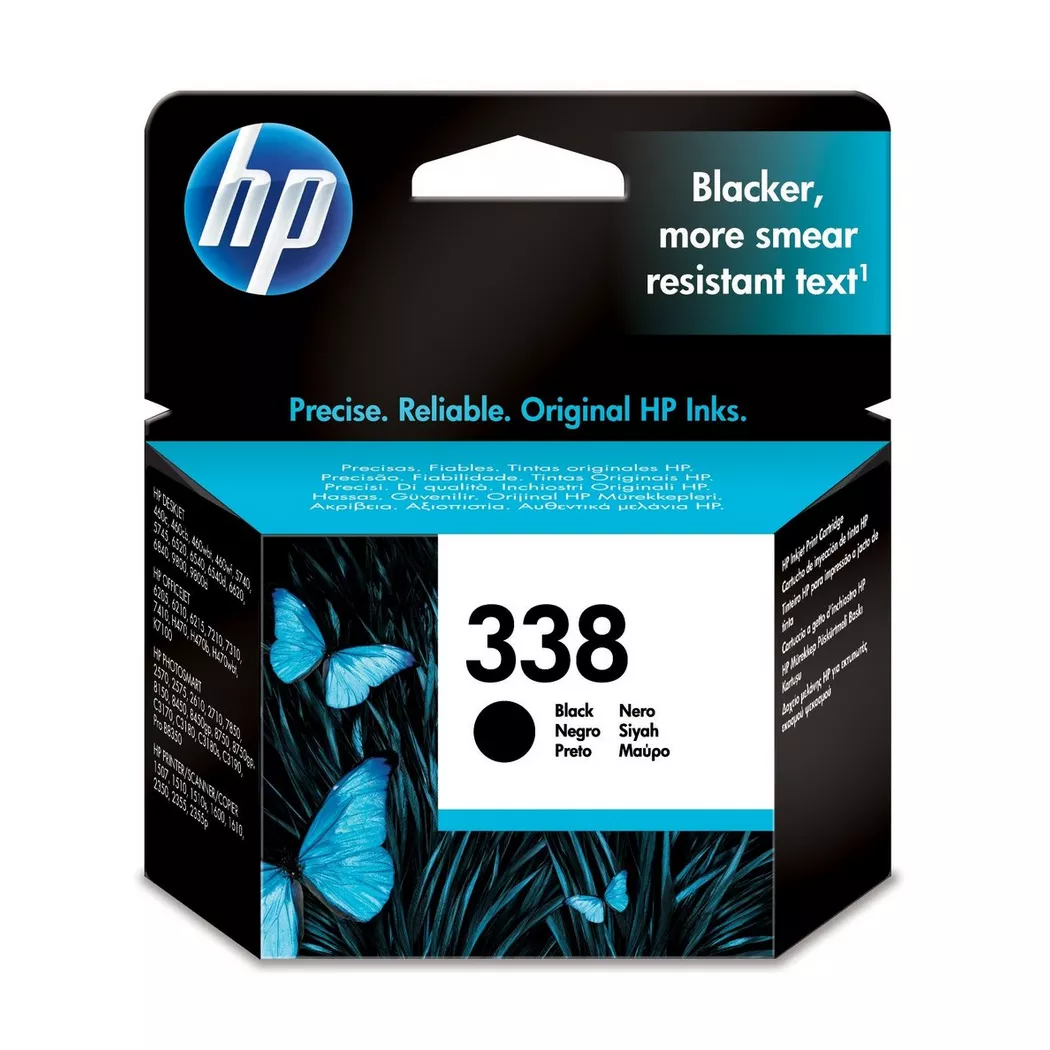 HP – 338 Schwarz Original Tintenpatrone, One Size