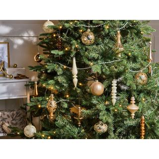 Beliani Lot de 70 boules en Verre Glamour FLICKER  