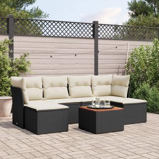 VidaXL set divano da giardino Polirattan  