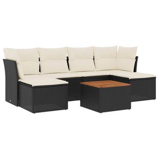 VidaXL set divano da giardino Polirattan  