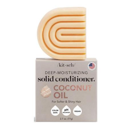 Kitsch  Barre de conditionneur réparatrice à l'huile de coco pour cheveux secs et abîmés 