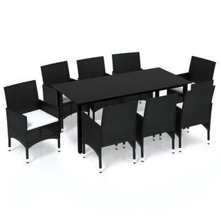 VidaXL set da pranzo Polirattan  