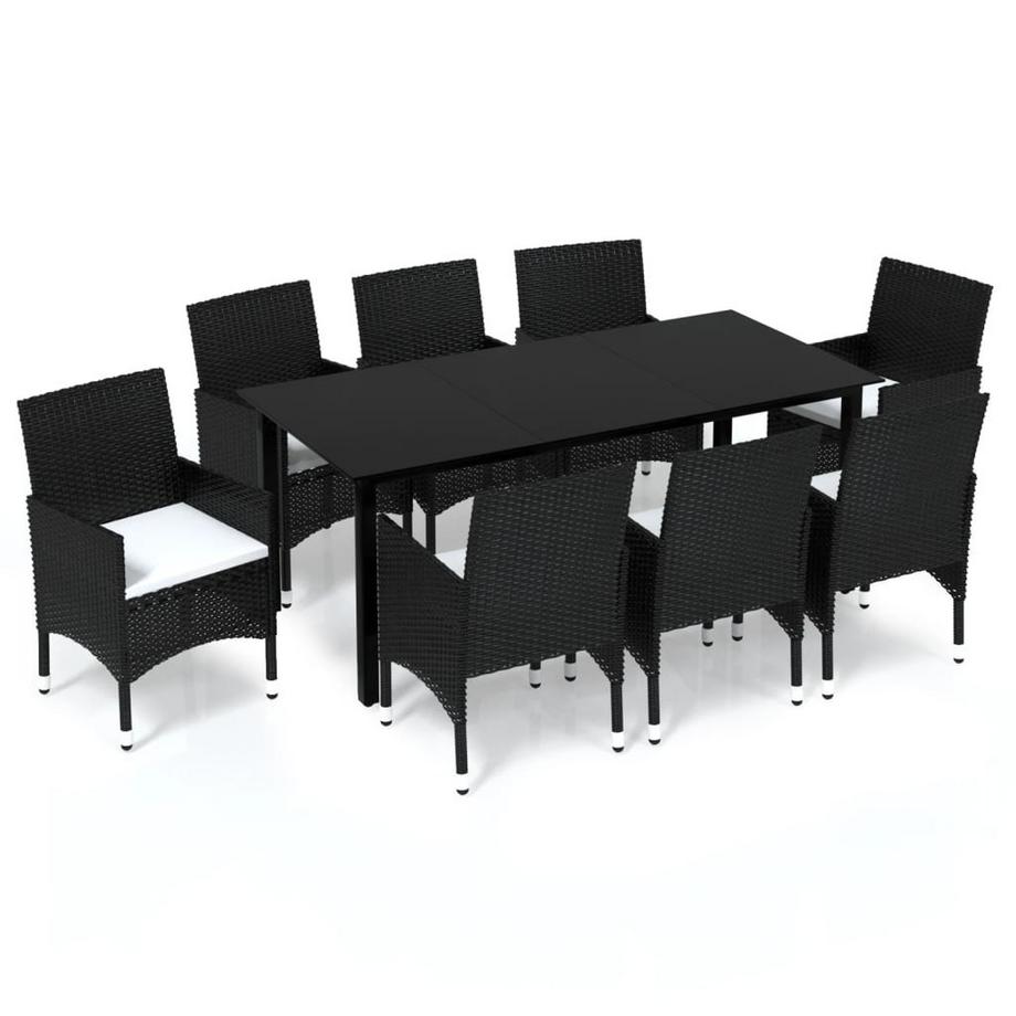 VidaXL Essgruppe poly-rattan  