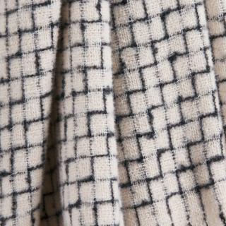 La Redoute Collections Sciarpa a quadri con frange  