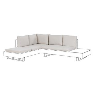 Ensemble de housses de coussins d'extérieur en Polyester Traditionnel LANCIANO