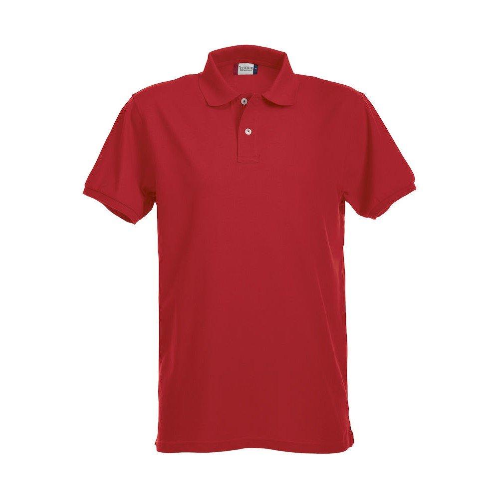 Image of Premium Poloshirt Damen Rot Bunt S