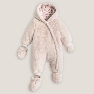 La Redoute Collections  Combipilote à capuche en tissu duveteux 