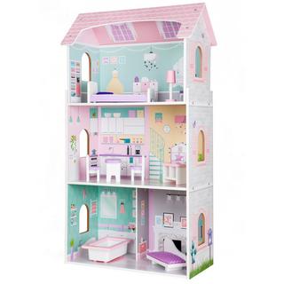 B2X  Maison de poupée en bois Blueberry Residence Ecotoys 